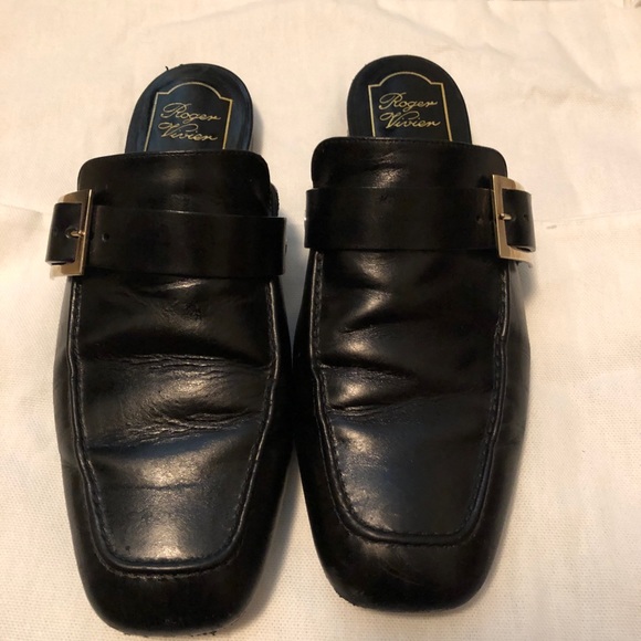 Roger Vivier Black slip-on loafers
